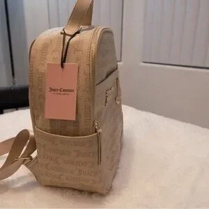 Juicy Couture Sandstone Heartless Backpack with Adjustable Straps Juicy Couture | Bags | Nwt Juicy Couture Sandstone Heartless  main image 3